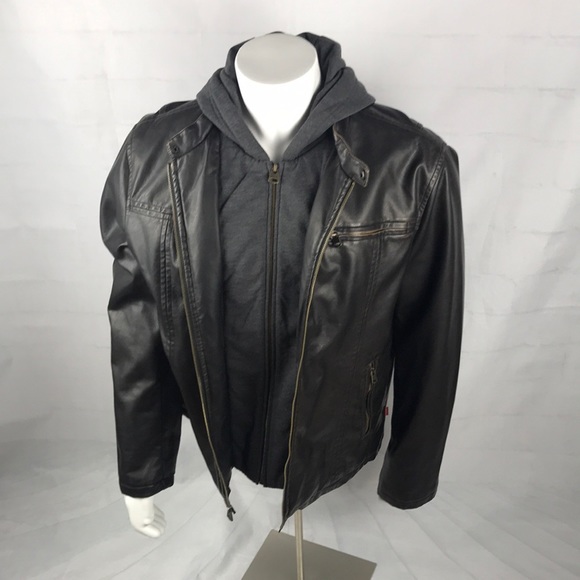 Levi's Other - Levi’s Leather Motorcycle Jacket Men’s Size Large